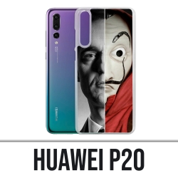 Huawei P20 Case - Casa De Papel Berlin geteilte Maske