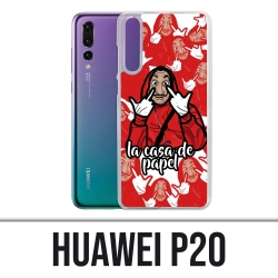 Huawei P20 case - casa de papel cartoon