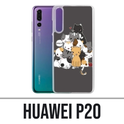 Coque Huawei P20 - Chat Meow