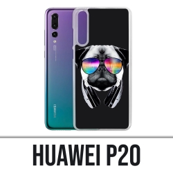 Huawei P20 case - Dog Pug Dj
