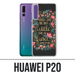 Custodia Huawei P20 - citazione di Shakespeare