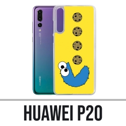 Huawei P20 case - Cookie Monster Pacman