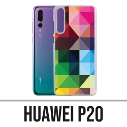 Huawei P20 Hülle - Mehrfarbige Würfel