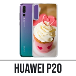 Coque Huawei P20 - Cupcake Rose