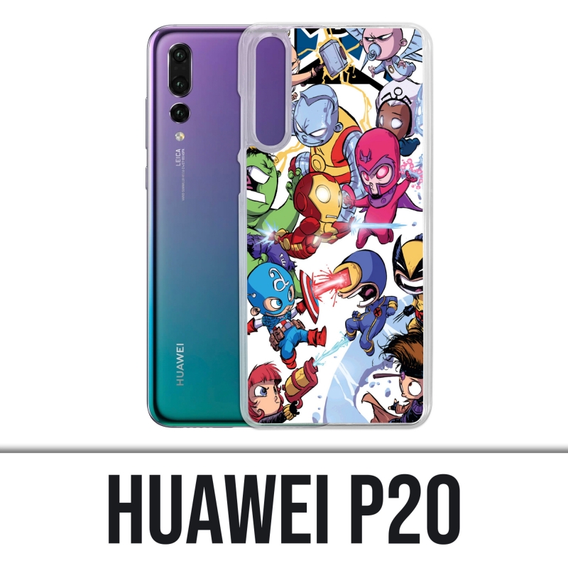 Custodia Huawei P20 - Cute Marvel Heroes
