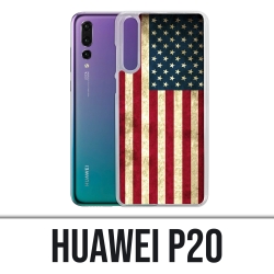 Coque Huawei P20 - Drapeau Usa