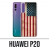 Coque Huawei P20 - Drapeau Usa