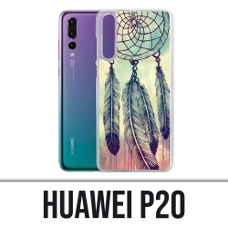 Huawei P20 case - Dreamcatcher Feathers