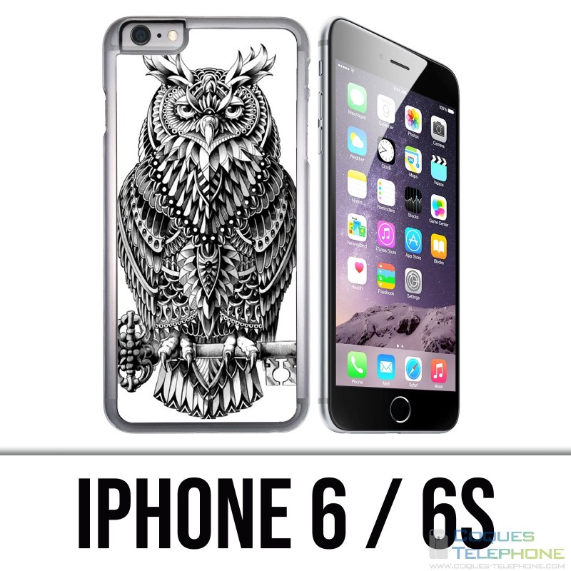 IPhone 6 / 6S case - Owl Azteque