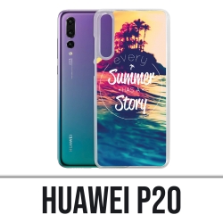 Huawei P20 Case - Jeder Sommer hat Geschichte