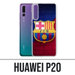 Coque Huawei P20 - Football Fc Barcelone Logo
