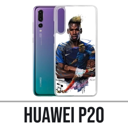 Huawei P20 Case - Football France Pogba Drawing