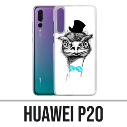 Cover Huawei P20 - Struzzo divertente
