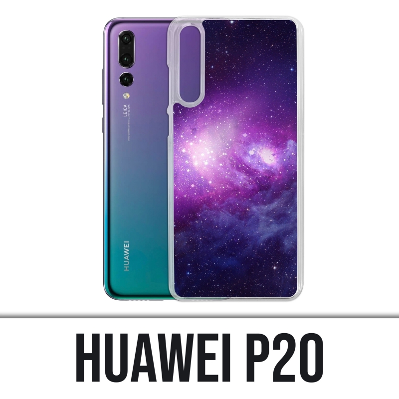 Custodia Huawei P20 - Purple Galaxy