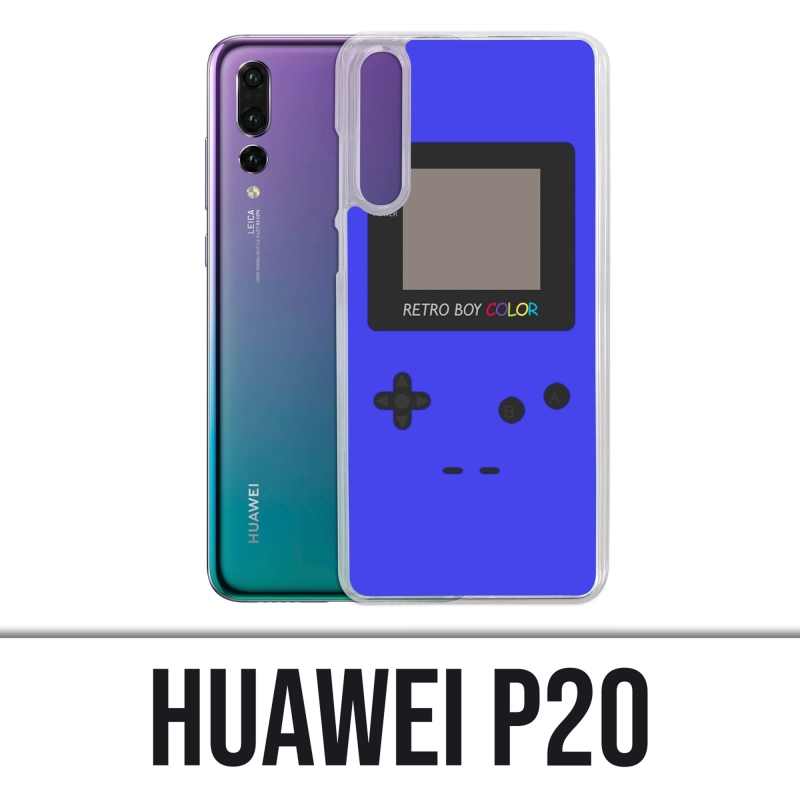 Custodia Huawei P20 - Game Boy di colore blu