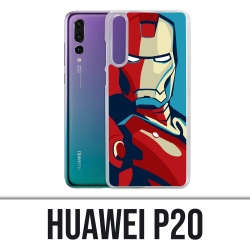 Custodia Huawei P20 - Iron Man Design Poster