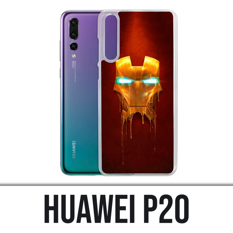 Custodia Huawei P20 - Iron Man Gold