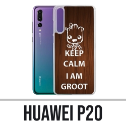 Huawei P20 Hülle - Keep Calm Groot
