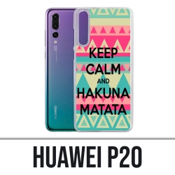 Custodia Huawei P20: Mantieni la calma Hakuna Mattata