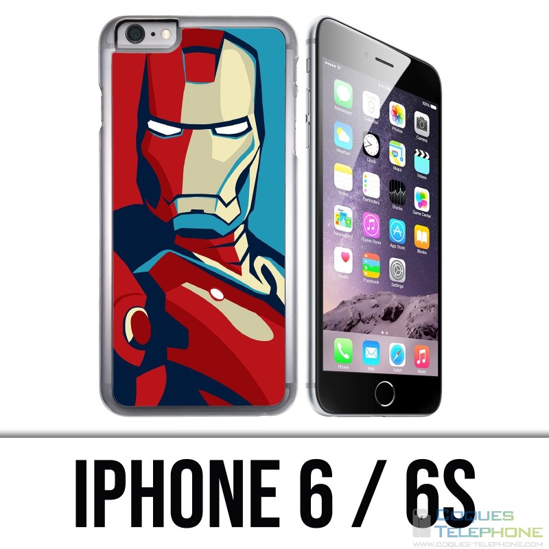 Funda para iPhone 6 / 6S - Cartel de diseño de Iron Man