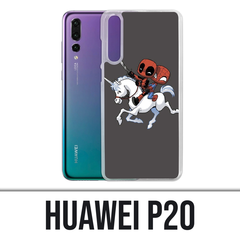 Huawei P20 Case - Unicorn Deadpool Spiderman