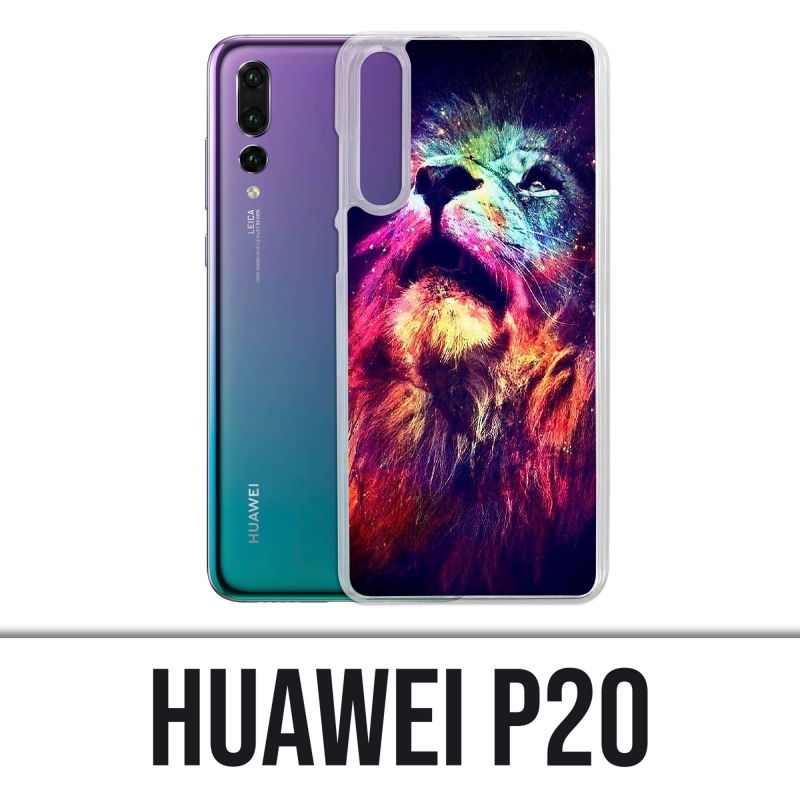 Coque Huawei P20 - Lion Galaxie