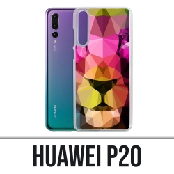 Coque Huawei P20 - Lion Geometrique