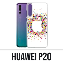 Huawei P20 Hülle - Mehrfarbiges Apple Logo
