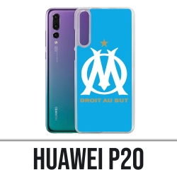 Custodia Huawei P20 - Om logo blu Marsiglia