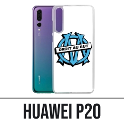 Custodia Huawei P20 - Om Marseille Droit au But logo