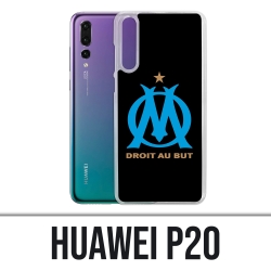 Custodia Huawei P20 - Om Marseille Logo nera