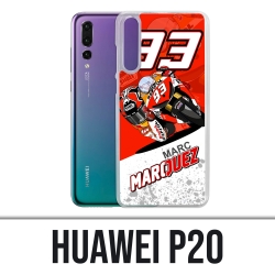 Huawei P20 case - Marquez Cartoon