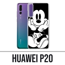 Coque Huawei P20 - Mickey Noir Et Blanc