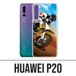 Huawei P20 Abdeckung - Motocross Sand