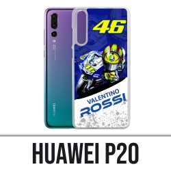 Coque Huawei P20 - Motogp Rossi Cartoon 2
