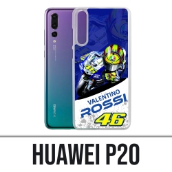Funda Huawei P20 - Motogp Rossi Cartoon Galaxy