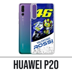 Cover Huawei P20 - Motogp Rossi Cartoon