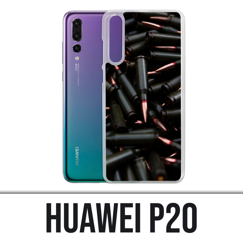 Huawei P20 case - Munition Black