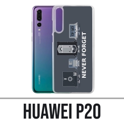 Coque Huawei P20 - Never Forget Vintage