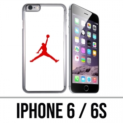 Coque iPhone 6 / 6S - Jordan Basketball Logo Blanc