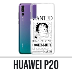 Funda Huawei P20 - One Piece Wanted Luffy