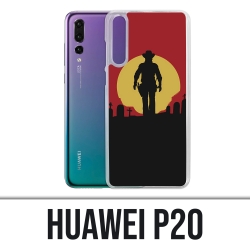 Huawei P20 case - Red Dead Redemption Sun