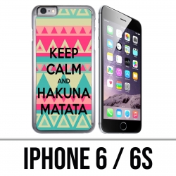 Funda iPhone 6 / 6S - Mantenga la calma Hakuna Mattata