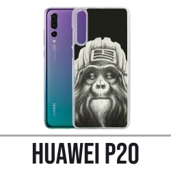 Coque Huawei P20 - Singe Monkey Aviateur