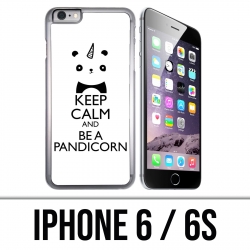 Custodia per iPhone 6 / 6S - Mantieni la calma Pandicorn Panda Unicorn