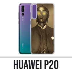 Funda Huawei P20 - Star Wars Vintage C3Po