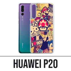 Huawei P20 Case - Vintage Aufkleber 90S