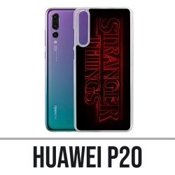 Custodia Huawei P20 - Stranger Things Logo