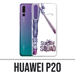 Coque Huawei P20 - Suicide Squad Jambe Harley Quinn