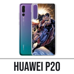 Funda Huawei P20 - Superman Wonderwoman
